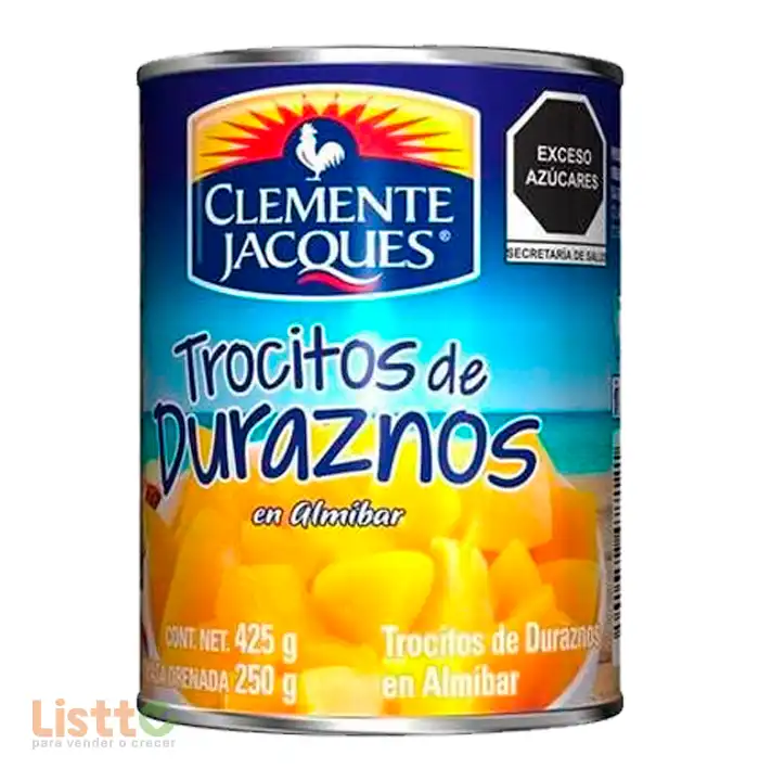 Durazno Clemente Jacques Trozos 425 gr.
