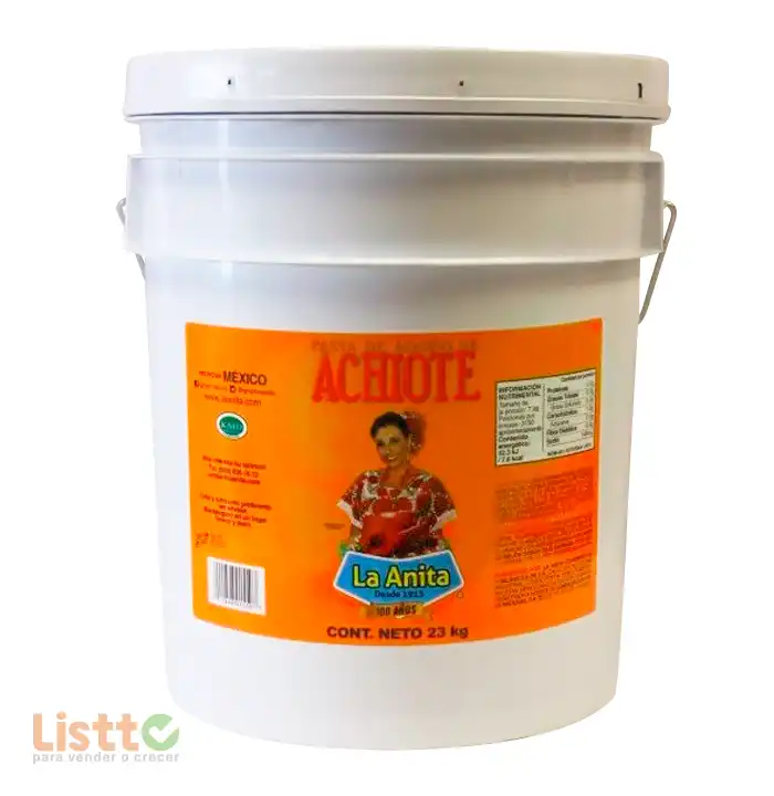 Adobo Achiote La Anita Cubeta 23 Kg.