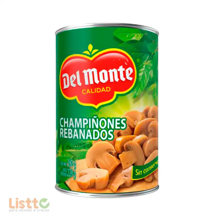 Champiñon Rebanado Del Monte 380 gr.