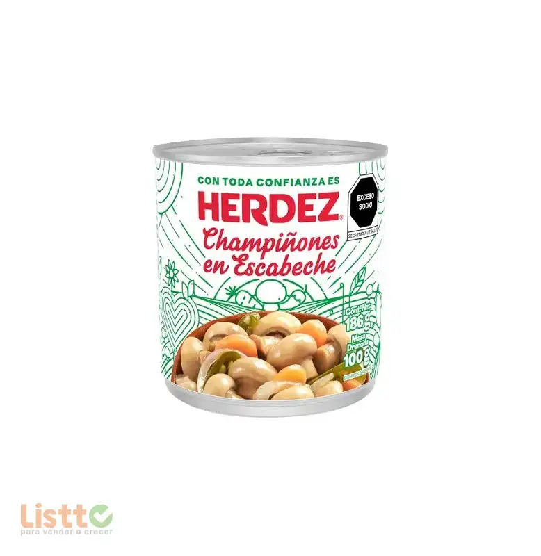 Champiñón en Escabeche Herdez 186 gr.