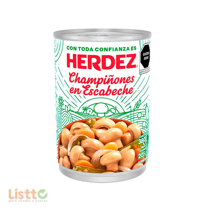 Champiñon en Escabeche Herdez 380 Gr.