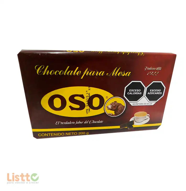 Chocolate Oso 200 gr.