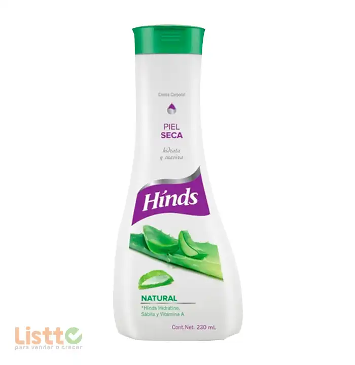 Crema Hinds Natural Piel Reseca 230 ml.