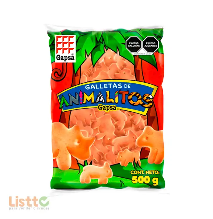 Galletas Gapsa Animalitos 500 gr.