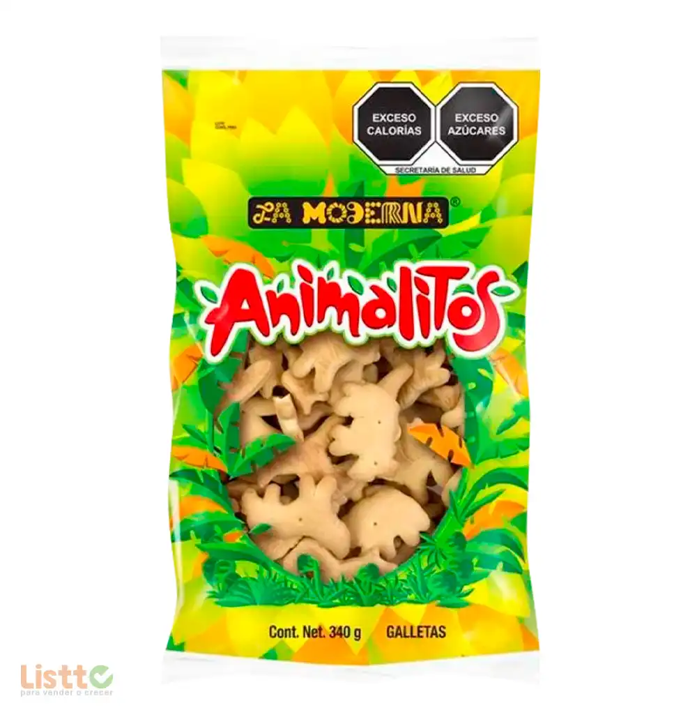 Galletas La Moderna Animalitos Zookie 340 gr.