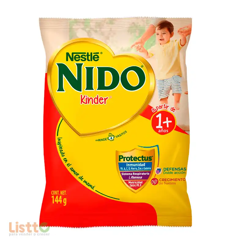 Alimento para niños de corta edad Nido Kinder 1+ bolsa 144 g