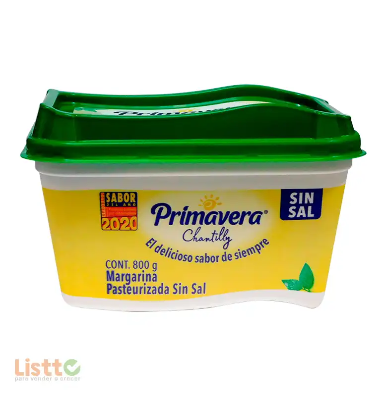 Margarina Chantilly sin Sal 800 gr.