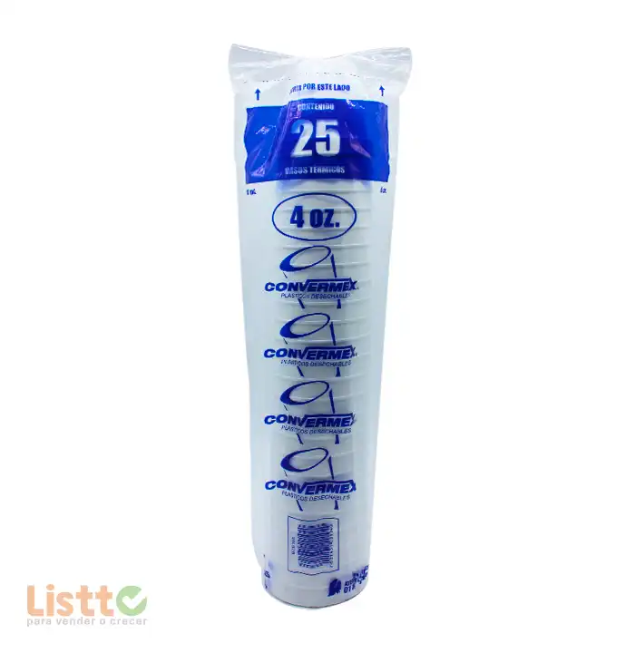 Vaso Térmico Convermex Número 104 25 pz.