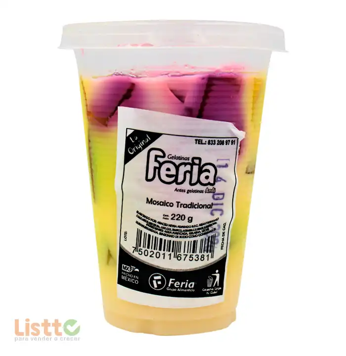 Gelatina Feria Mosaico 203 gr.