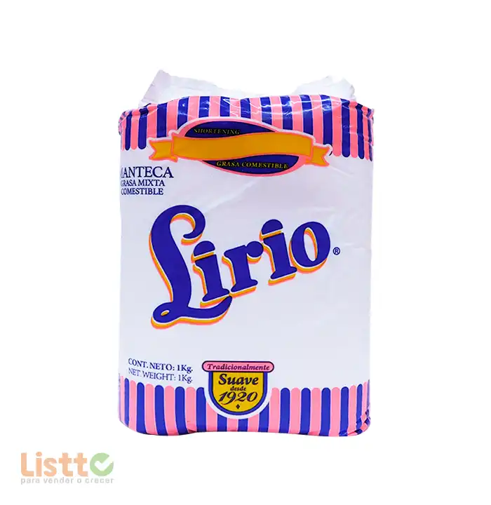 Manteca Lirio 1 kg.