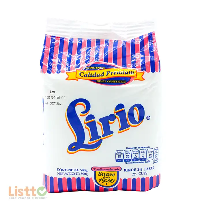 Manteca Lirio 500 gr.