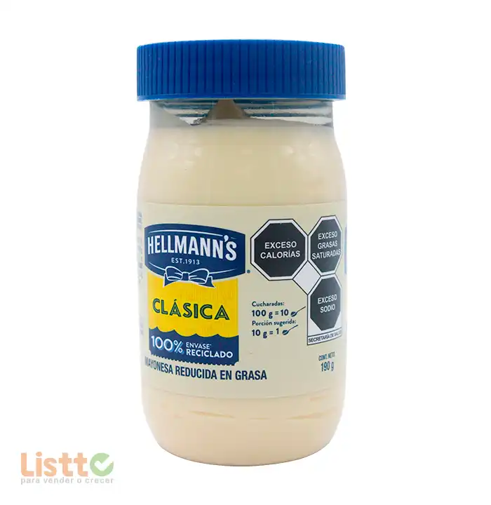 Mayonesa Hellmanns Pet 190 gr.