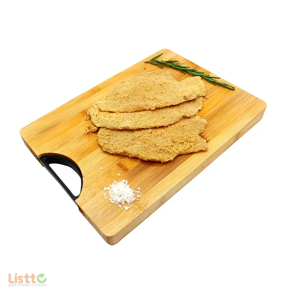 Milanesa de Pollo Empanizada kg.