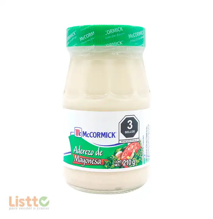 Mayonesa Aderezo Mc Cormick 210 gr.