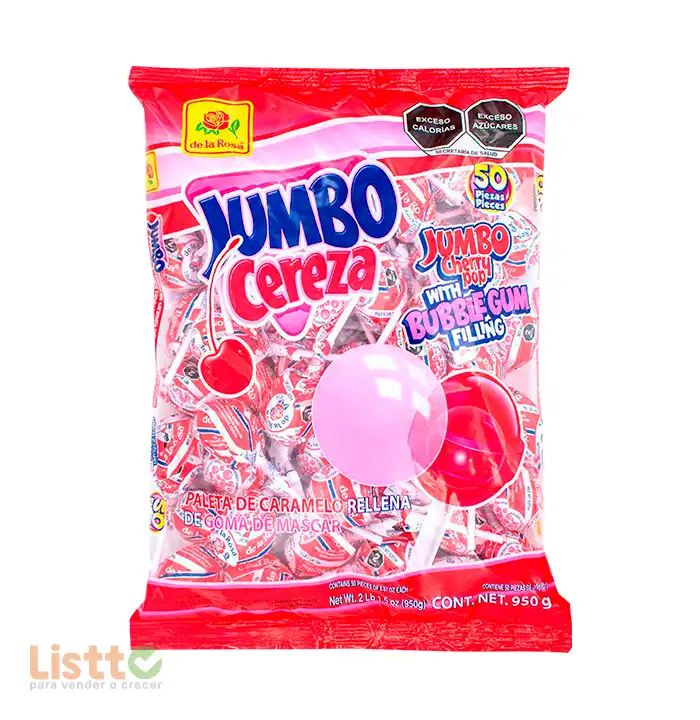 Paleta de La Rosa Cereza Jumbo 950 g