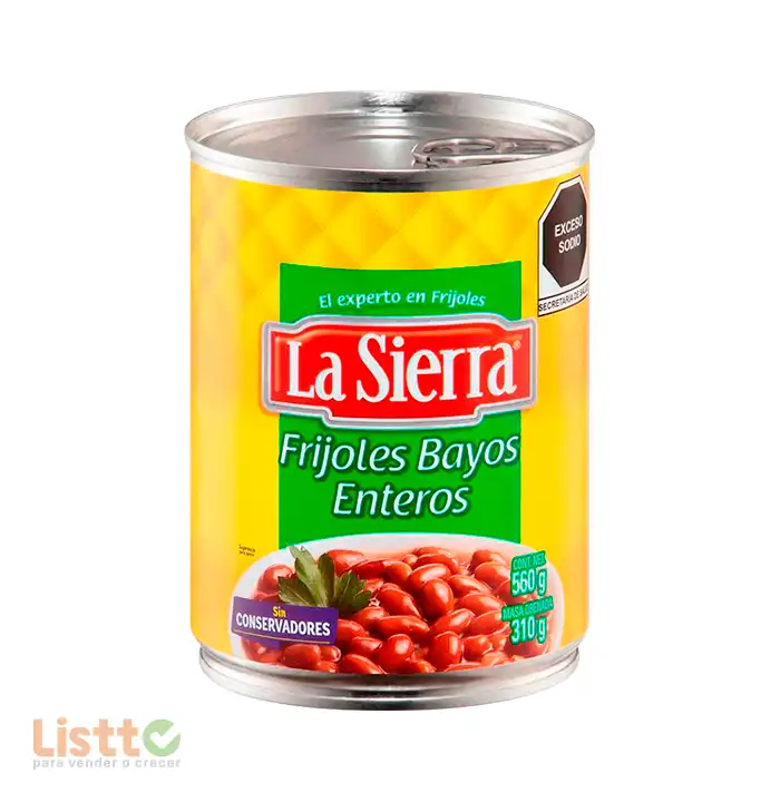 Frijol Bayo Entero La Sierra 560 gr.