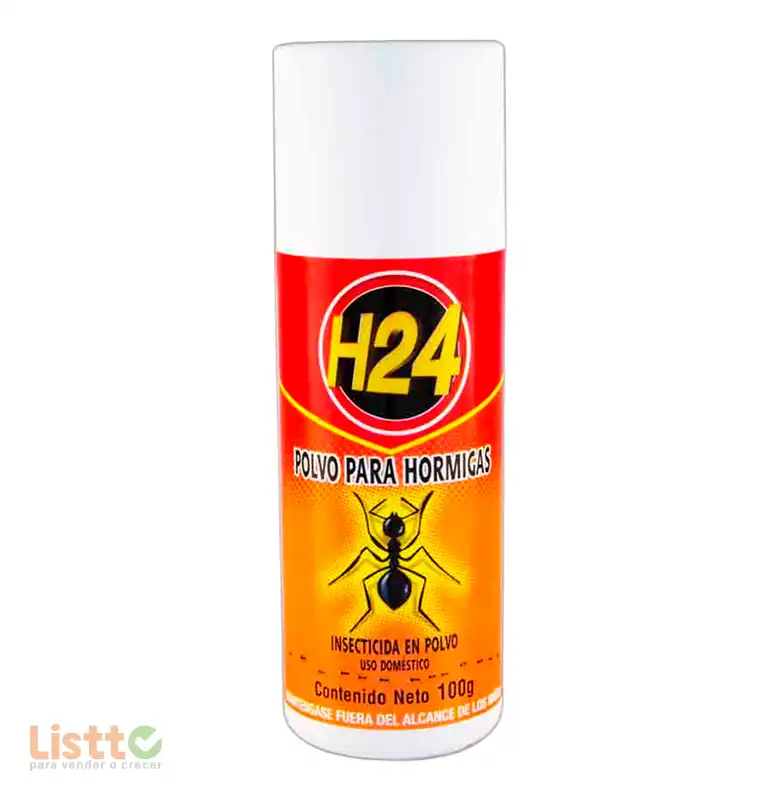 Insecticida H-24 para Hormigas Polvo 100 gr.