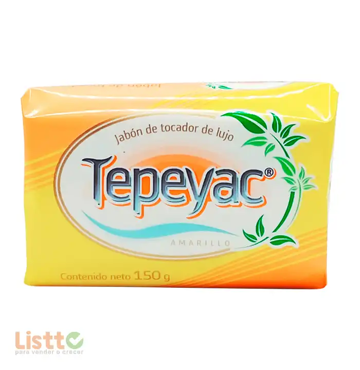 Jabón de Tocador Tepeyac Amarillo 150 gr.