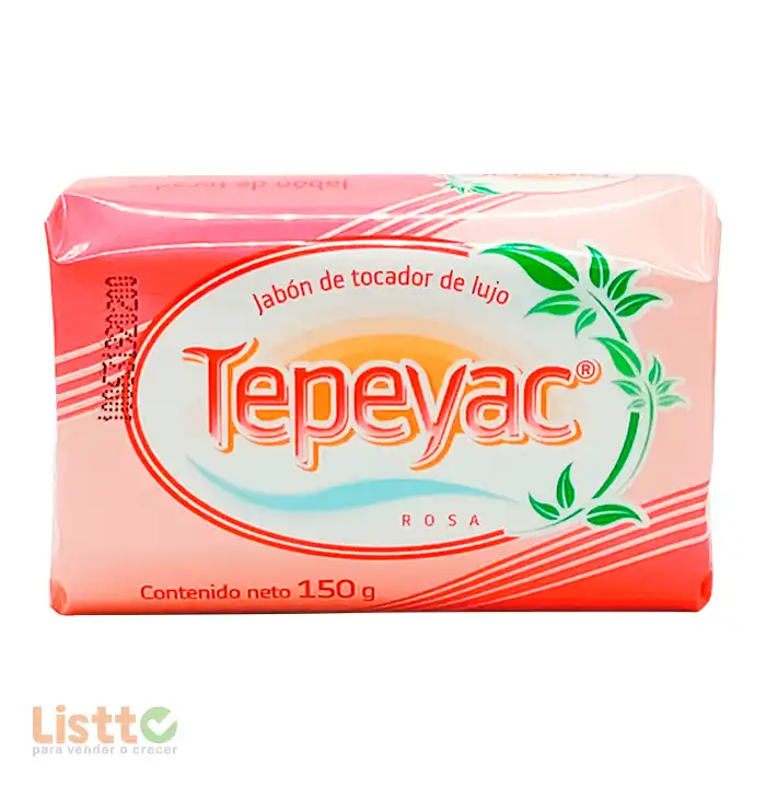 Jabón de Tocador Tepeyac Rosa 150 gr.