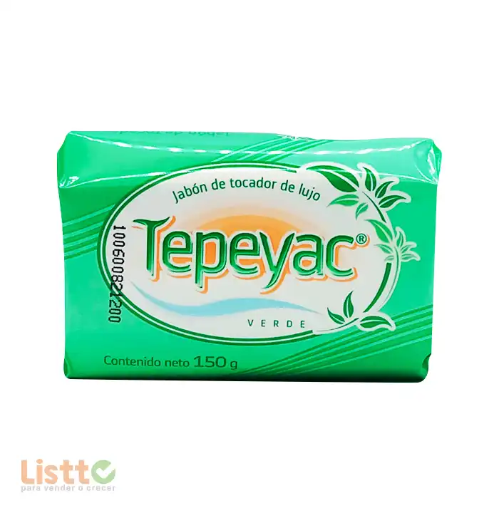 Jabón de Tocador Tepeyac Verde 150 gr.