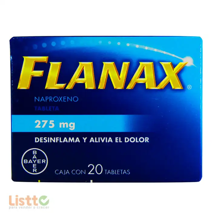 Flanax 275 Mg Tabletas 20 pz.