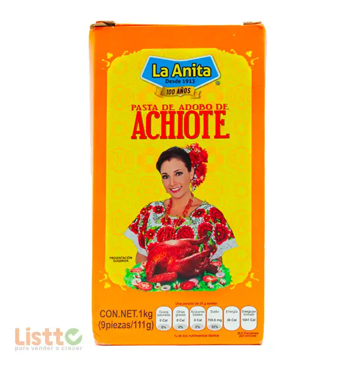Adobo Achiote La Anita 1 kg.