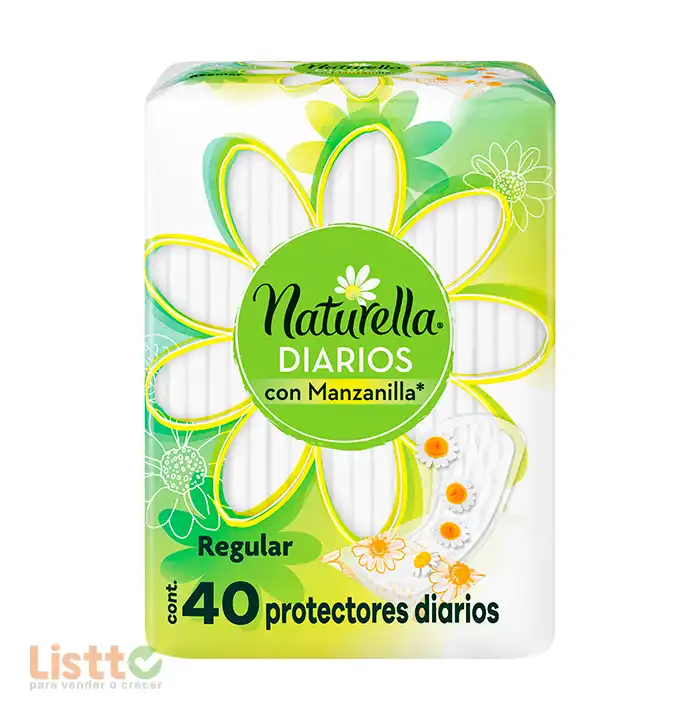 Toalla Panty Protector Naturella 40 pz.