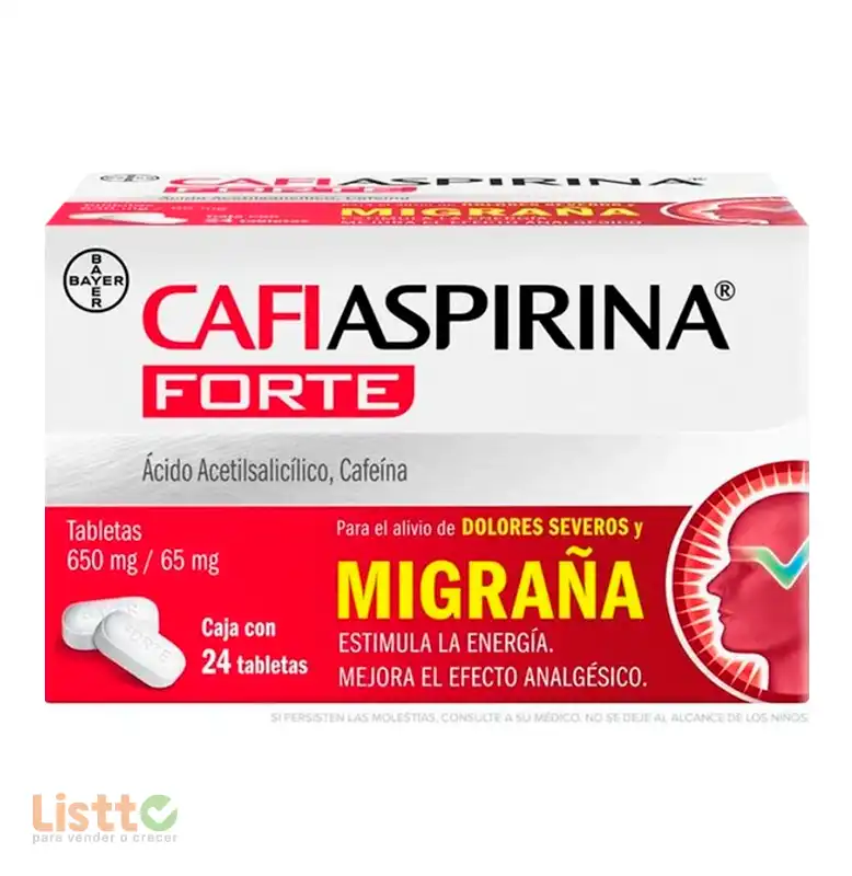 Cafiaspirina Forte Tabletas 24 Pz.