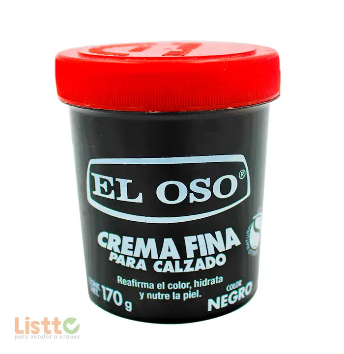 Crema El Oso Negra 170 gr.