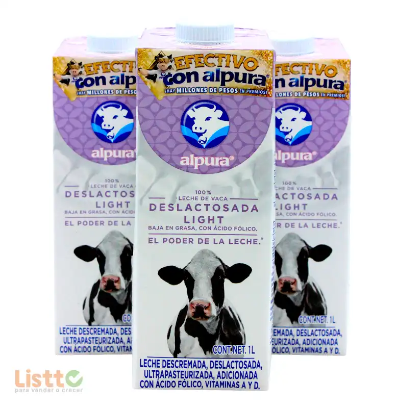 Leche Alpura Deslactosada Light 1 lt.