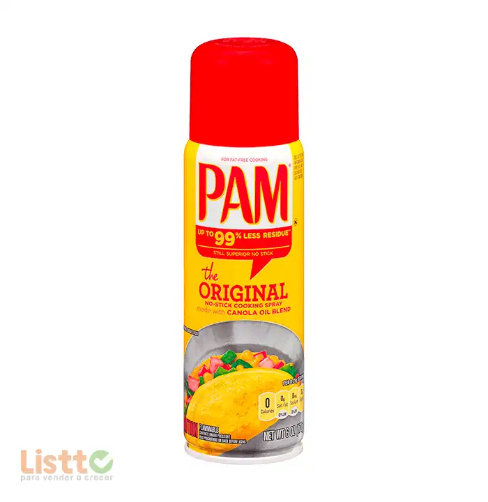 Aceite Pam Aerosol Original 170 Gr.