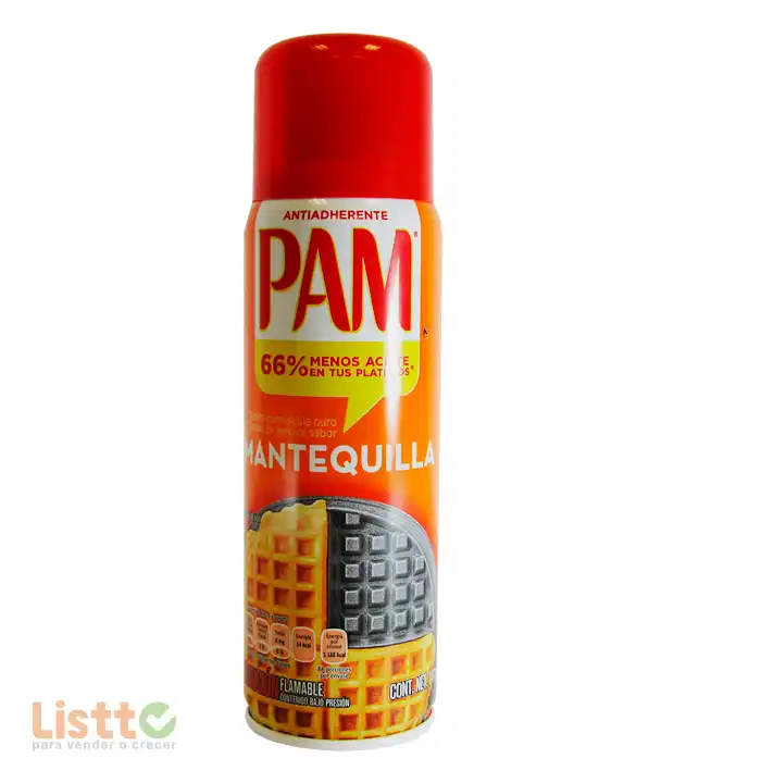 Aceite Pam Aerosol Mantequilla 141 Gr.