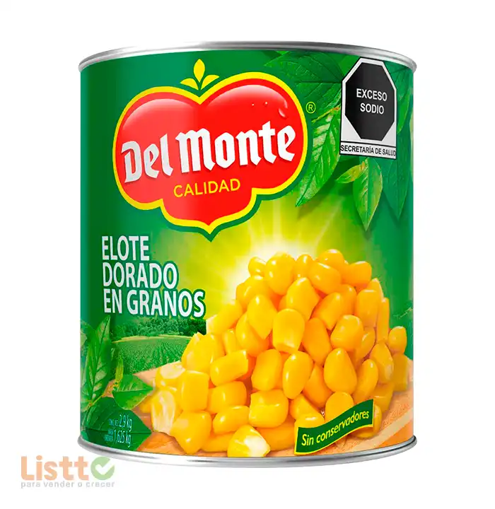 Elote Entero Del Monte 2.9 kg.