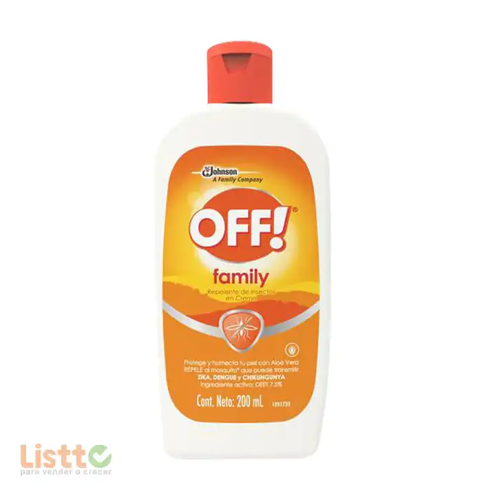 Repelente Off Crema 190 ml.