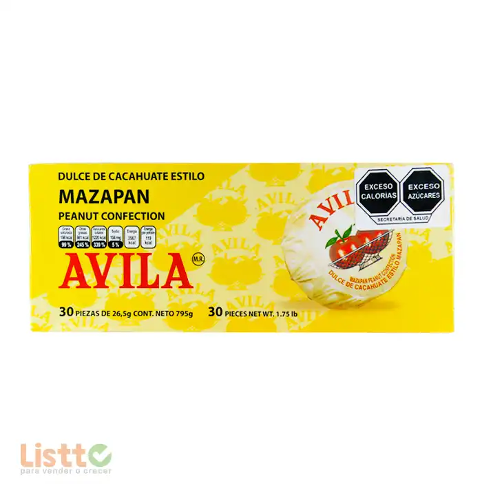 Mazapán Ávila Gigante 30 pz.