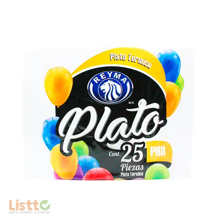 Plato Térmico Reyma Hondo PH-8 25 pz.