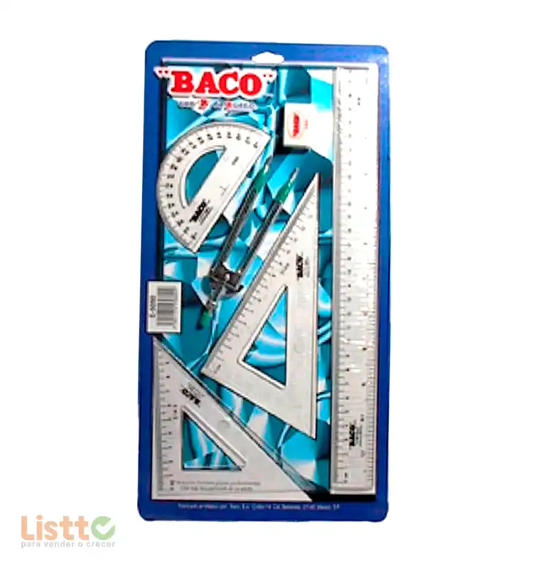 Juego de Geometría Baco E-5050 pz.