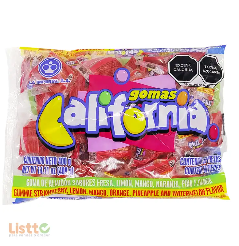 Goma La Imperial California Surtida 50 pz.