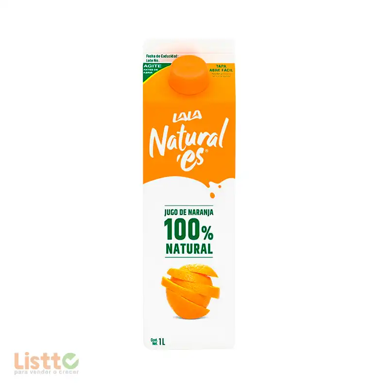 Jugo Lala Natural Es Naranja 1 lt.