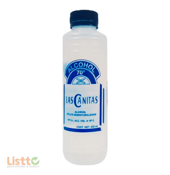 Alcohol Las Cañitas 225 ml.