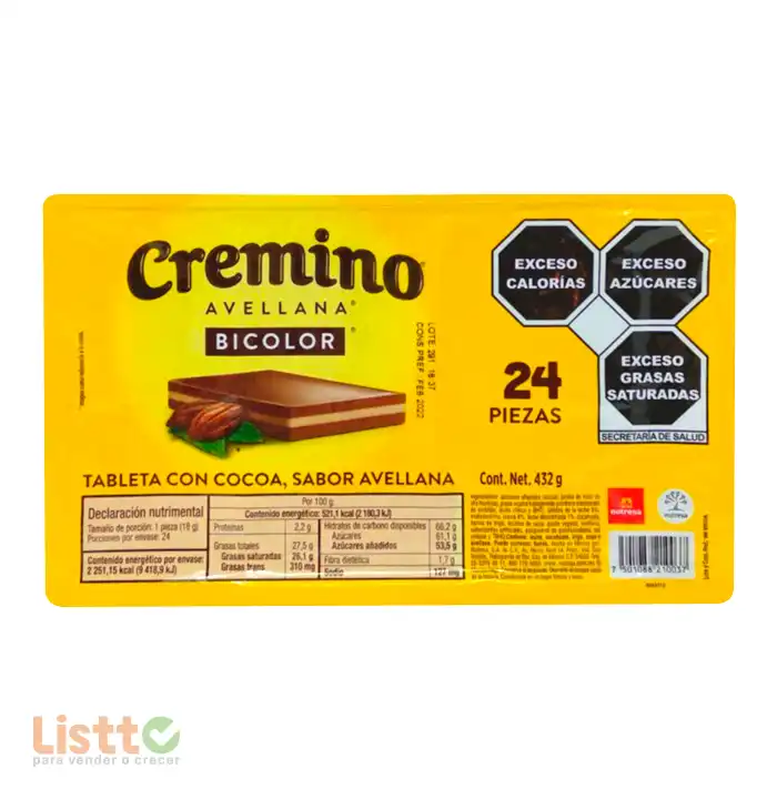 Dulce Cremino Bicolor 24 pz.