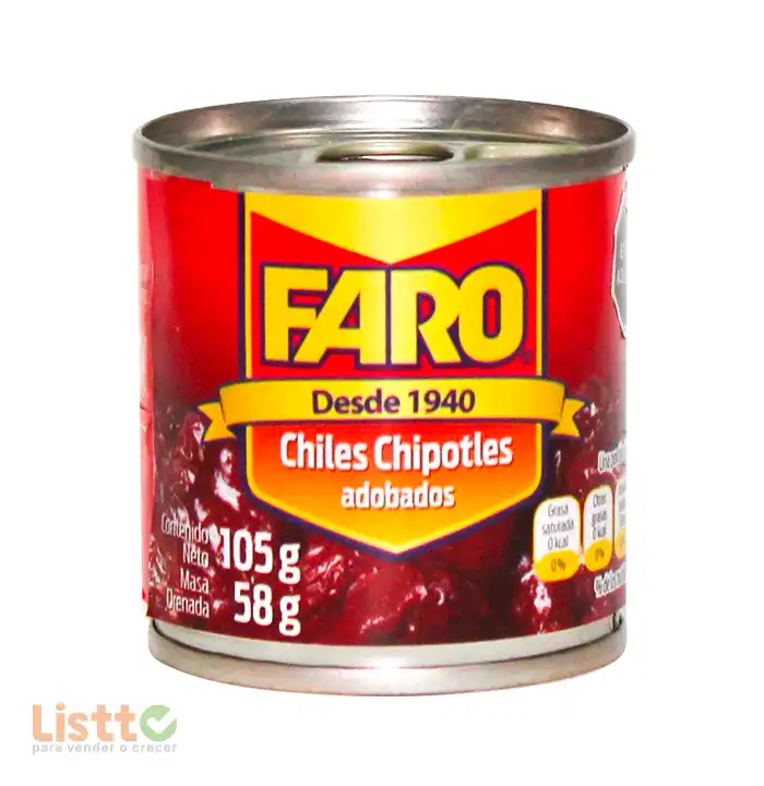 Chiles Chipotles Faro 105 gr.