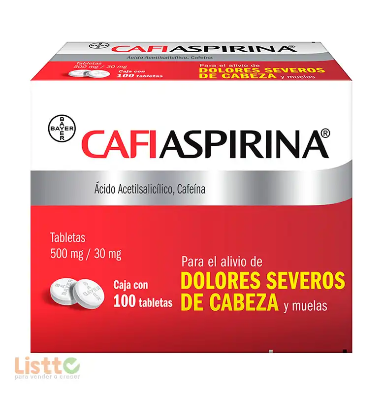 Cafiaspirina Tabletas 100 Pz.