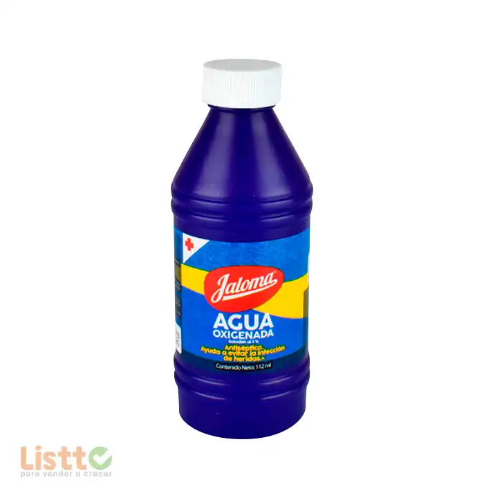 Agua Oxigenada Jalom a 112 ml.