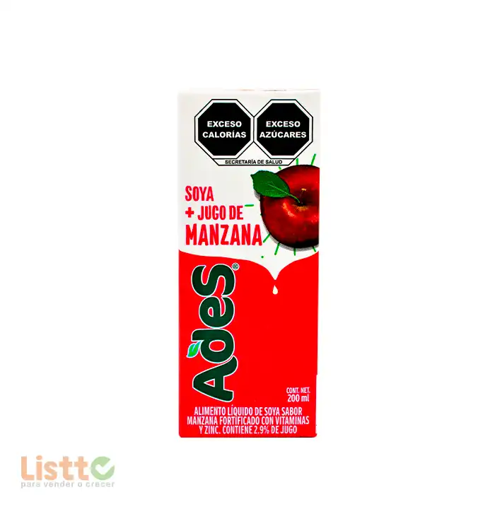 Jugo Ades Manzana Minibrik 200 ml.