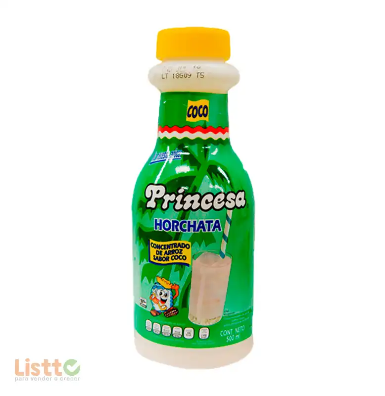Jarabe Horchata Coco Princesa 500 ml.