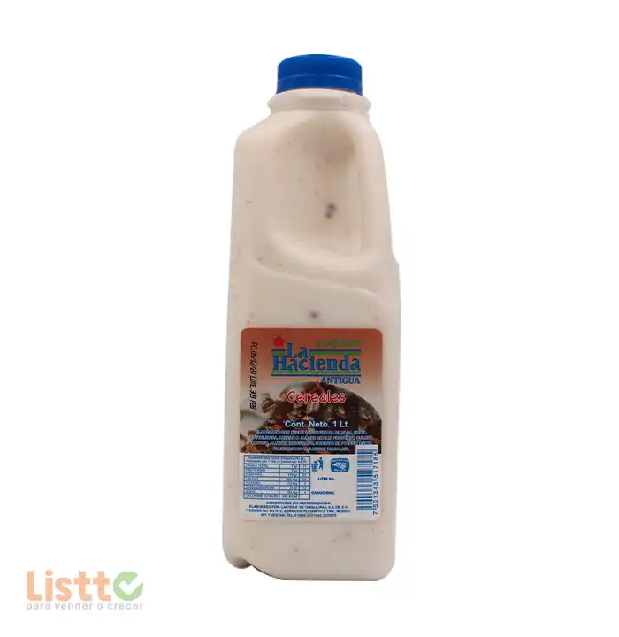 Yoghurt La Hacienda Cereales 1 lt.