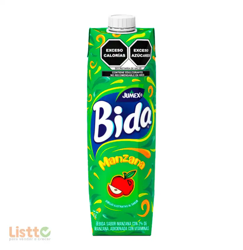 Bebida Bida Manzana 946 ml.