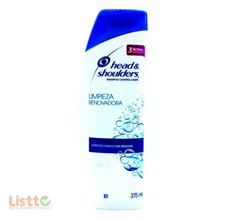Shampoo Head & Shoulders Normal Limpieza Renovadora 375 ml.
