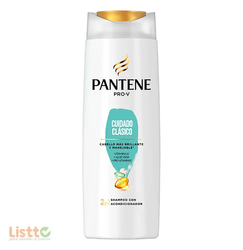 Shampoo Pantene Cuidado Clásico 2 en 1 200 ml.